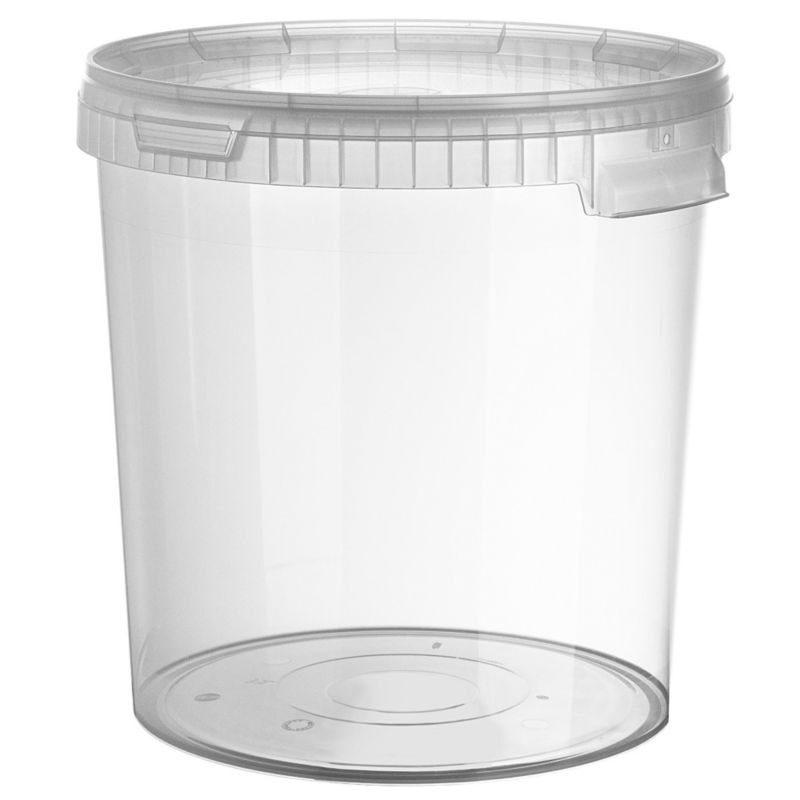 Wiadro fermentacyjne KADAX z pokrywą bezbarwne 33L 1 szt.