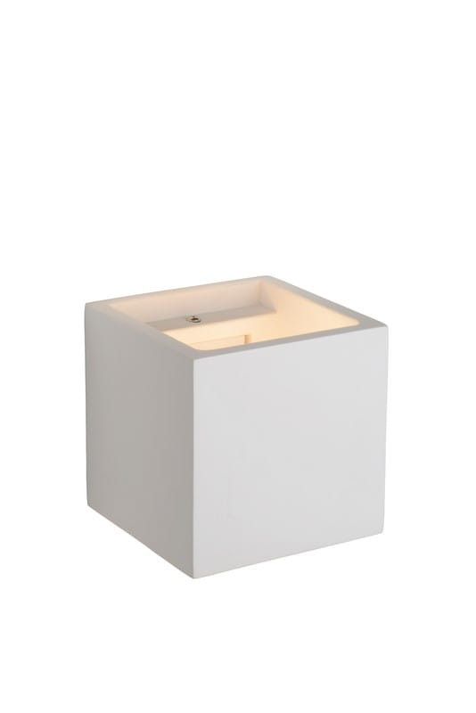 Kinkiet ścienny Lucide Gipsy biały 1 x G9 x 40W IP20 wym: 11,5 x 11,5 x 11,5 cm - 1 szt.