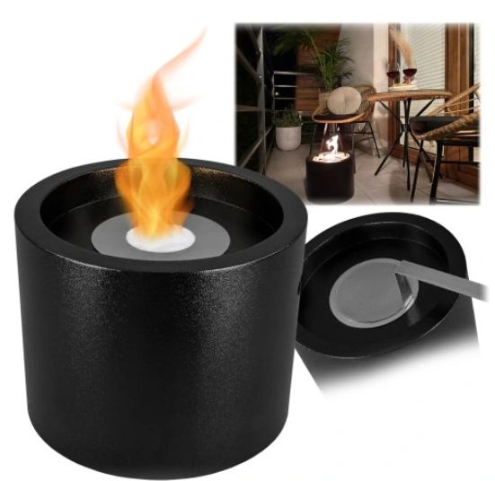 Biokominek BiokominkiGMT wolnostojący Moon Mini czarny 1 szt.