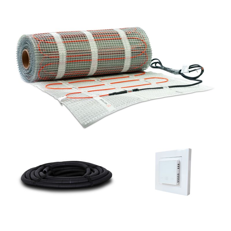 Mata grzejna grzewcza Hornisse pod płytki 3,0m2 450W 6x0,5m z termostatem 1 kpl