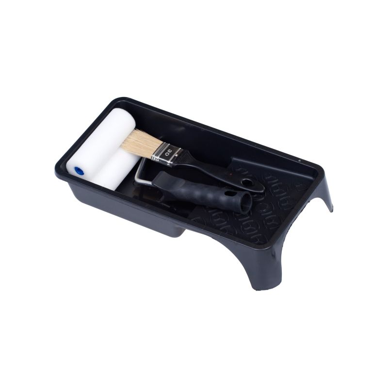 Zestaw malarski FAVORITE, SMALL nr 47, wałek gąbkowy 10 cm, do lakierów na bazie rozpuszczalników, 5 elementów