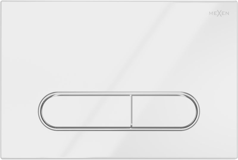 Przycisk spłukujący Mexen Fenix 11 biały błyszczący 1 szt.