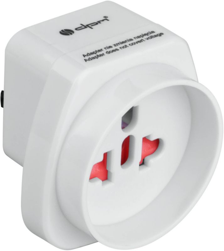 Adapter podróżny Dpm USA biały