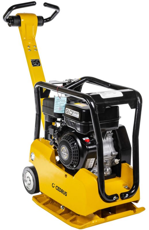 Cedrus Zg04 Zagęszczarka Do Gruntu Spalinowa 160Kg Rewers Hydro Przód-Tył , Koła,Ubijarka Płytowa 6,9 Km 1szt.