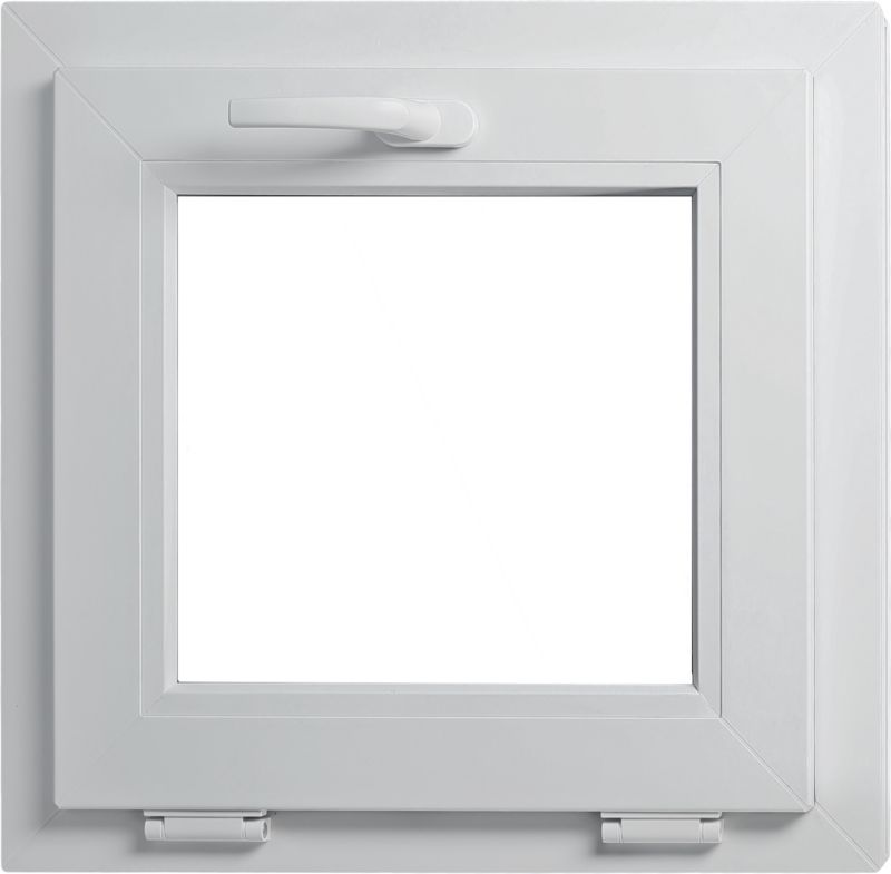 Okno PCV uchylne trzyszybowe 565 x 535 mm antracyt