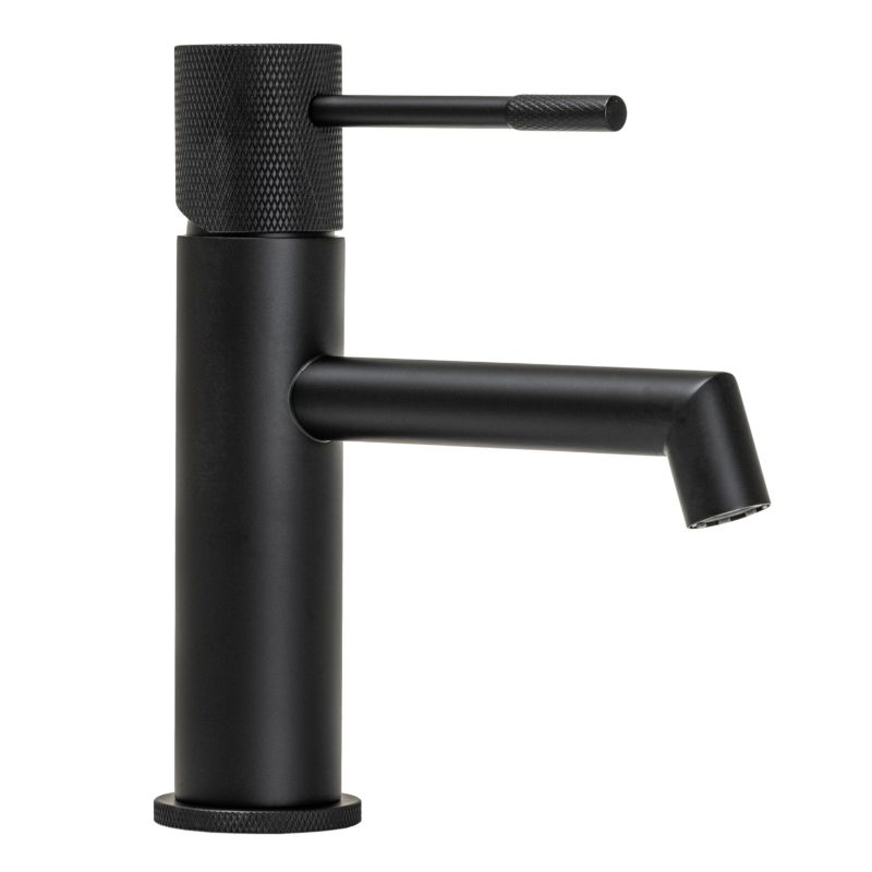 Bateria umywalkowa MERI24 - Yoka Home stojąca kran łazienkowy czarny loft - 1 szt.