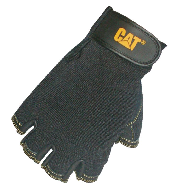 Rękawice robocze skórzane bez palców Caterpillar XL 1 par.
