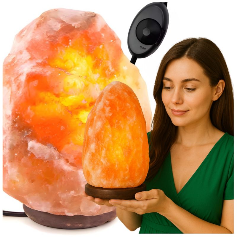 Lampa Solna Himalajska More&Deco Z Jonizatorem, Regulacją Światła, 7-9 Kg, 1 Szt.