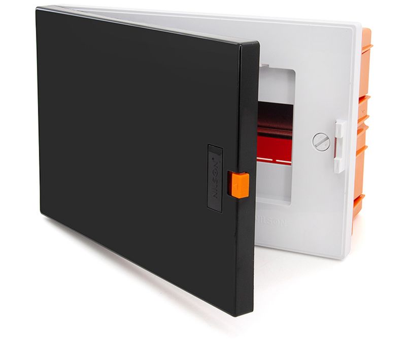 Skrzynka elektryczna NILSON 32661009 9-modułowa IP40, obudowa ABS z poziomnicą i szyną, podtynkowa, 1 szt.
