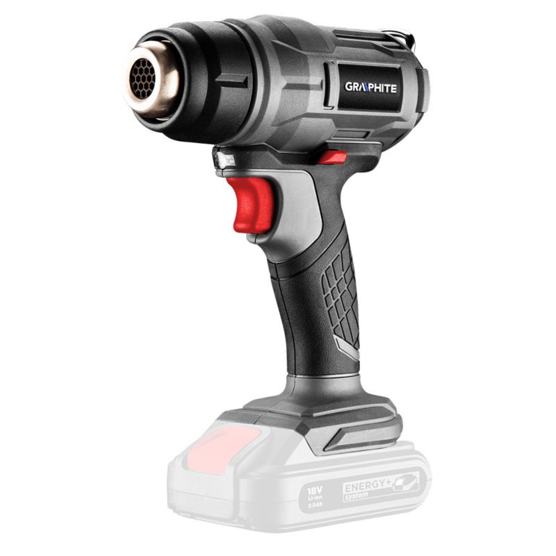 Opalarka akumulatorowa GRAPHITE akres temperatur 550 stopni C, 1 szt