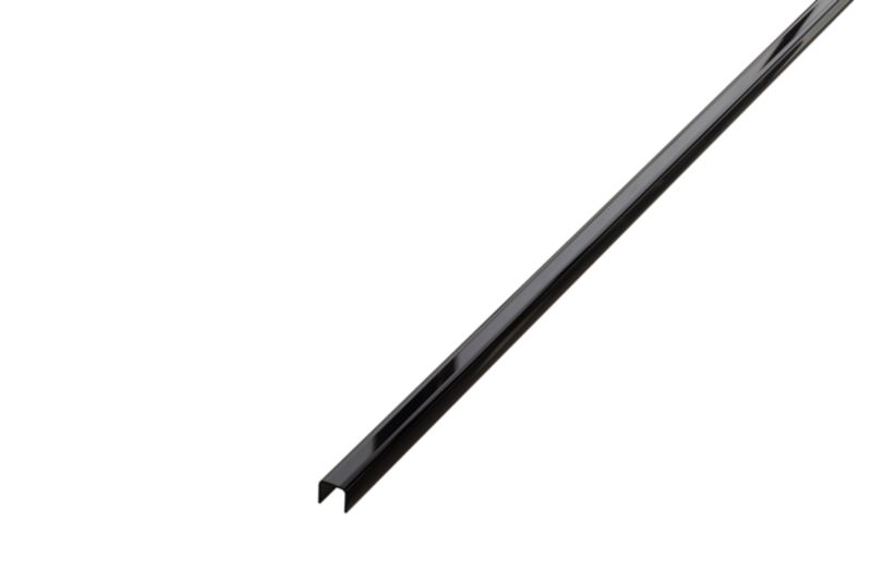 Profil metalowy C Lambro czarny połysk 1cm x 270cm 1 szt.