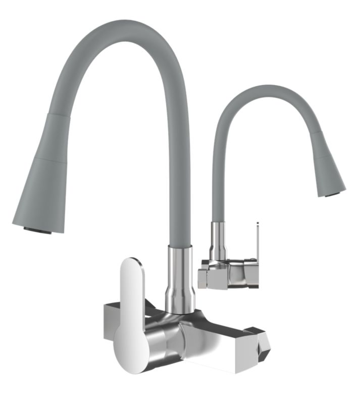 Kran Kuchenny Ścienny Flexo Granitan Elastyczny Giętka Wylewka 1szt.