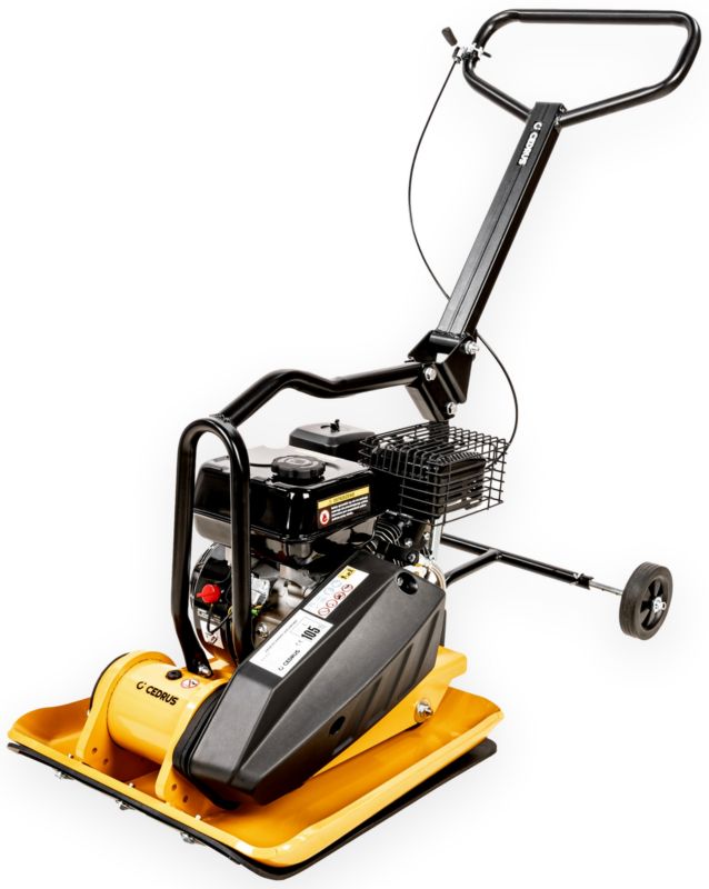 Zagęszczarka Cedrus Zg01 Spalinowa Do Gruntu Ubijarka 96 Kg / 6,5 Km + Koła Transportowe + Mata Silikonowa 1szt.