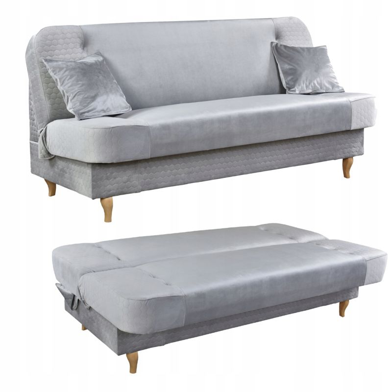 Kanapa do salonu rozkładana Family Meble Iza szary 1szt