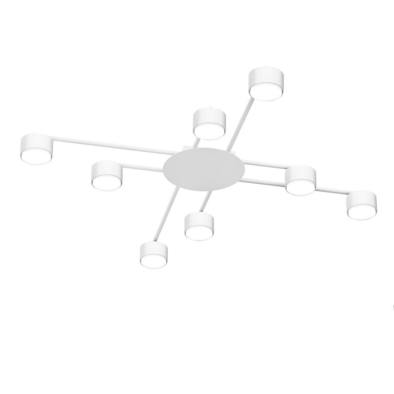 Lampa sufitowa wisząca Videx Spotgx53 4787 biała nowoczesna 8xGX53 x 1 szt.