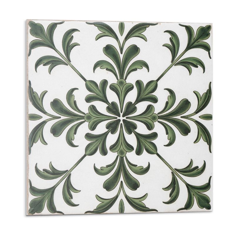 Kafelki samoprzylepne Wallfluent 30x30 cm Kwiatowy motyw na kafelku 9 szt.