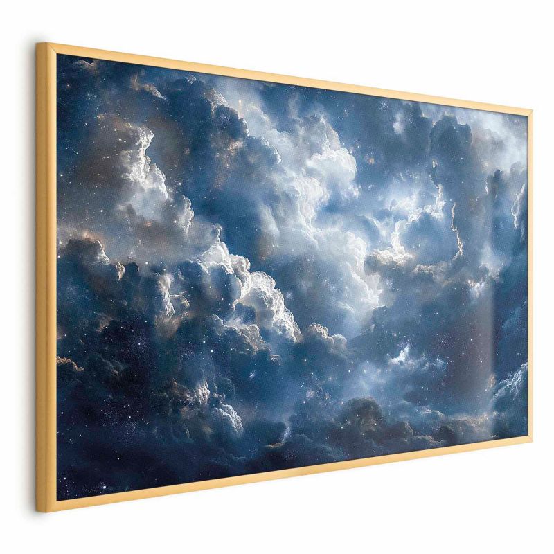 Plakat Artgeist Astronomiczne cuda 90x60 cm z ramą złotą 1 szt