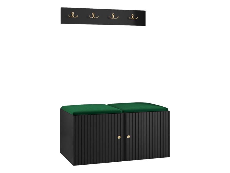 Zestaw MIRJAN 24 Orion Ryfel Slim VI czarny + butelkowa zieleń 1 kpl.