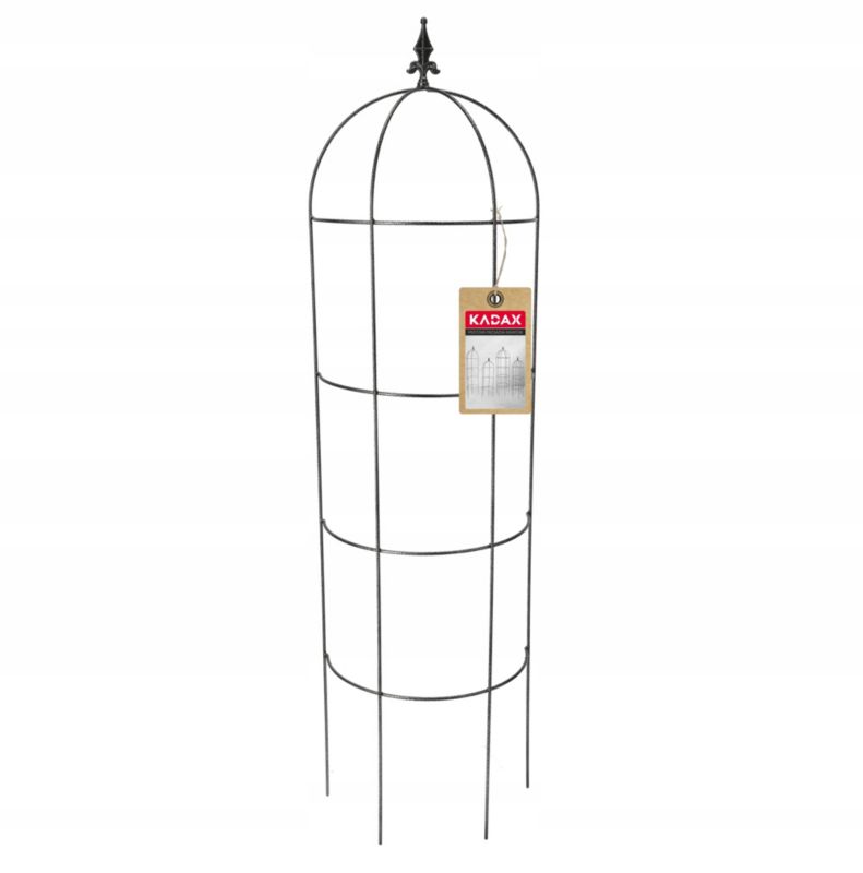 Pergola Ogrodowa KADAX metalowa 150cm Podpora Na Róże Pnącza Kwiaty Obelisk Słup 1szt.