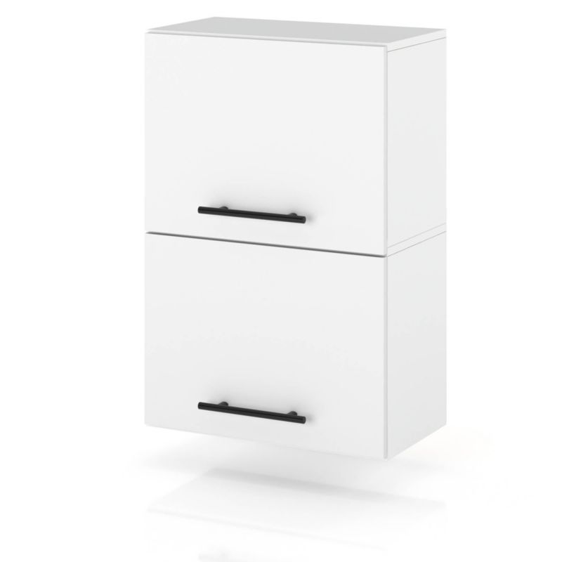 Szafka Kuchenna Hurtownia-Mebli Wisząca Klapowa W45K sPremium 45cm Biały Mat Biały Mat 45x32x72 cm 1szt.