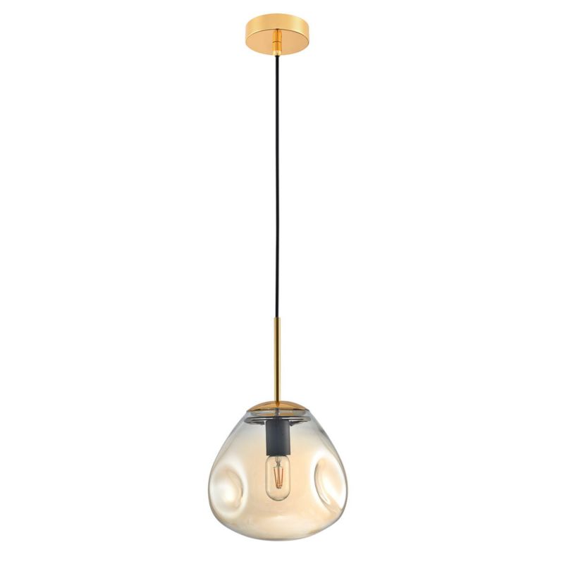 Lampa sufitowa wisząca Italux Fellet 2759 złota nowoczesna 1xE27 x 1 szt.