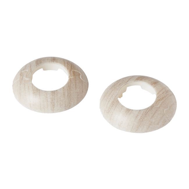 Rozeta maskująca PCV GoodHome śr. 22 mm dąb cappucino 2 szt.