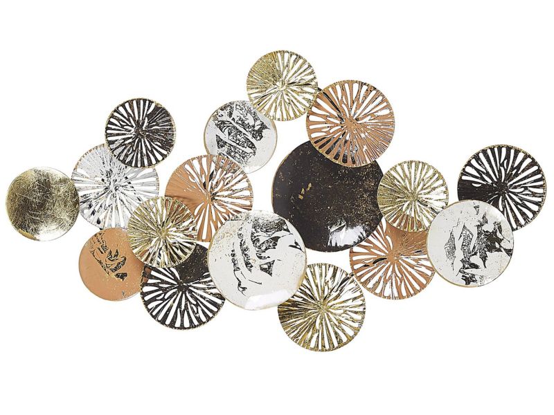 Dekoracja ścienna Osmium Metal Srebrny 1 szt.