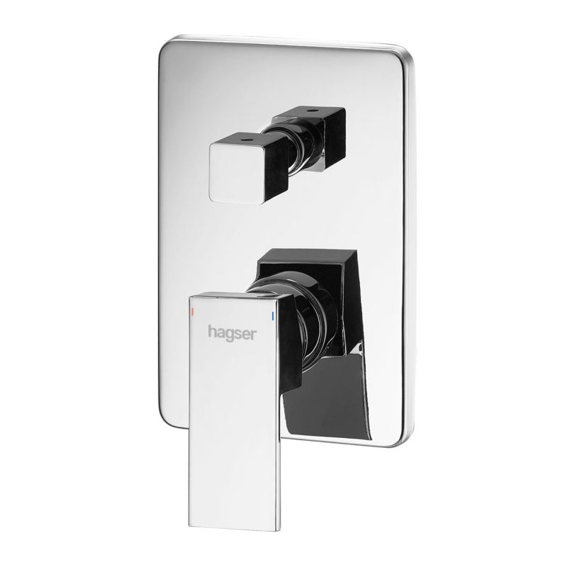 Bateria wannowo-prysznicowa Hagser Ulva chrom podtynkowa jednouchwytowa 1 szt.