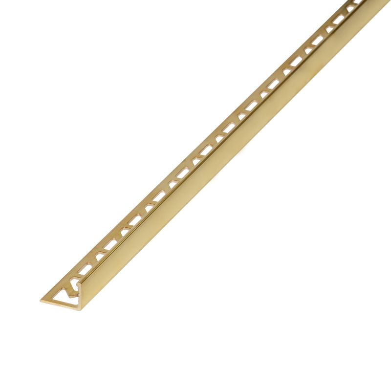 Profil narożny mosiężny Diall zewnętrzny 12,5 mm złoty 2,5 m