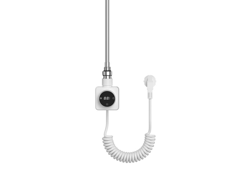 Grzałka elektryczna LUXRAD do grzejnika łazienkowego PREMIO 400W biała z kablem 1 szt