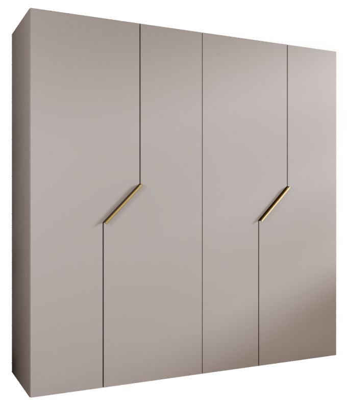 Szafa uchylna otwierana Abiks ANDREW 1 200 wys 202 cm Kaszmir + Złoty 1 szt