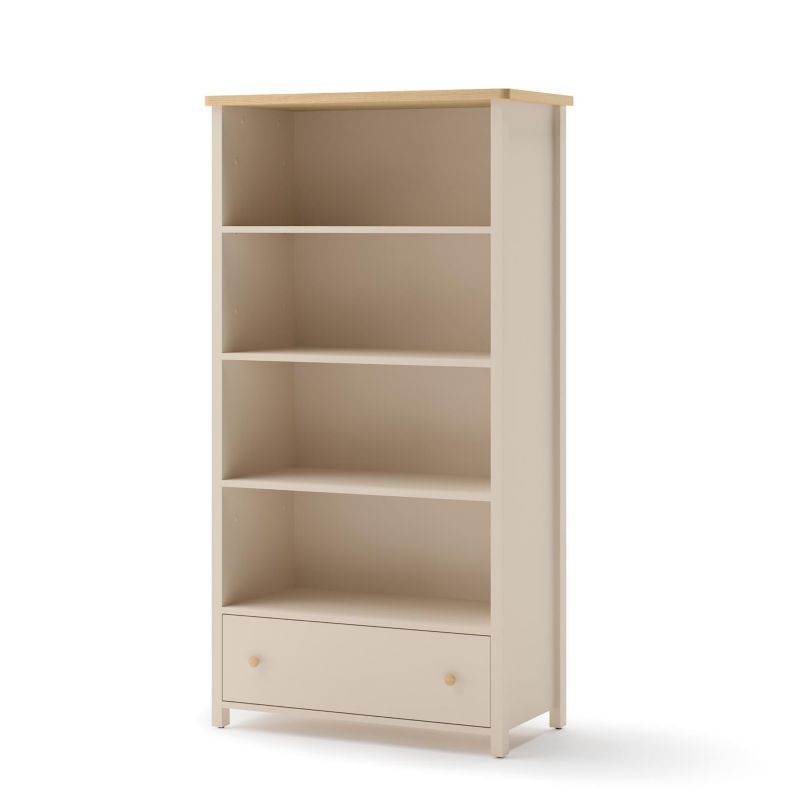 Regał Bettso STORY z szufladą i przestronnymi półkami beż piaskowy 1szt.