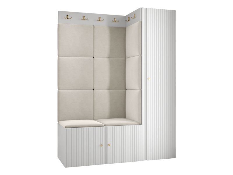 Zestaw MIRJAN 24 Orion Ryfel Slim IX biały + beżowy 1 kpl.