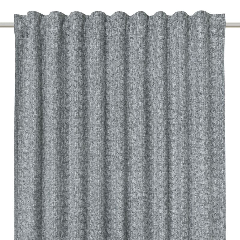 Zasłona GoodHome Jind 140 x 300 cm szara pastelowa