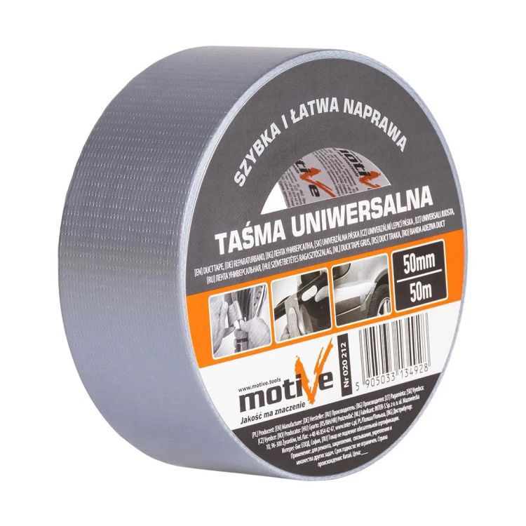 Taśma uniwersalna Motive 50mm/50m szara 1 szt.