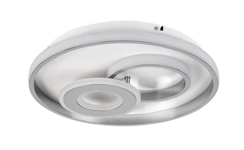Plafon sufitowy Rabalux Celinda chromowany biały LED 40W 4000K 2000lm IP20 wym: 8,5 x 40 x 40 cm metal - 1 szt.