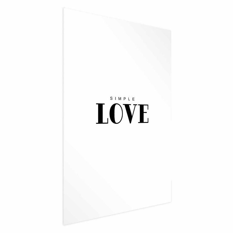 Plakat Artgeist Simple Love 29,7x42 cm bez ramy 1 szt
