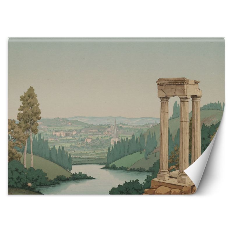 Fototapeta Feeby Krajobraz Drzewa Architektura 100x70 1 szt