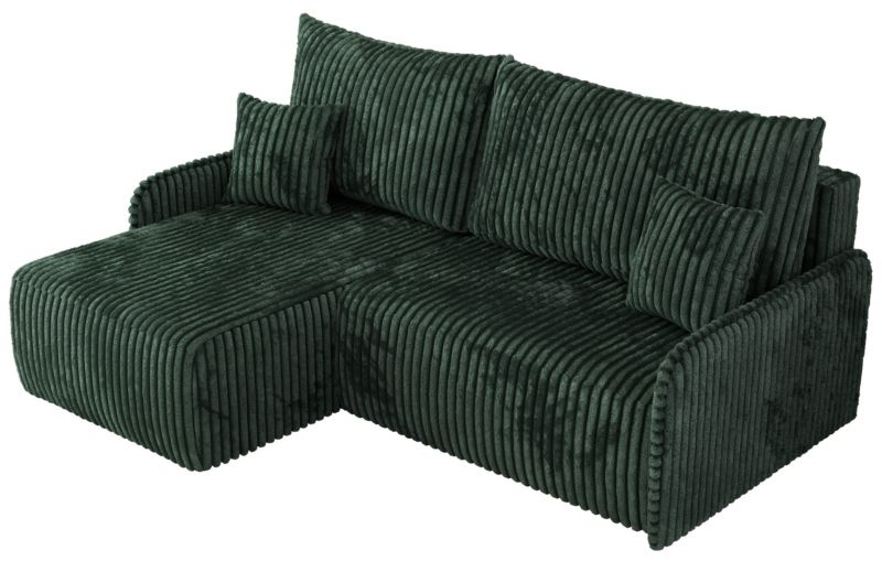 Narożnik MKS Meble ARPA L strona lewa zielony sztruks 1szt.