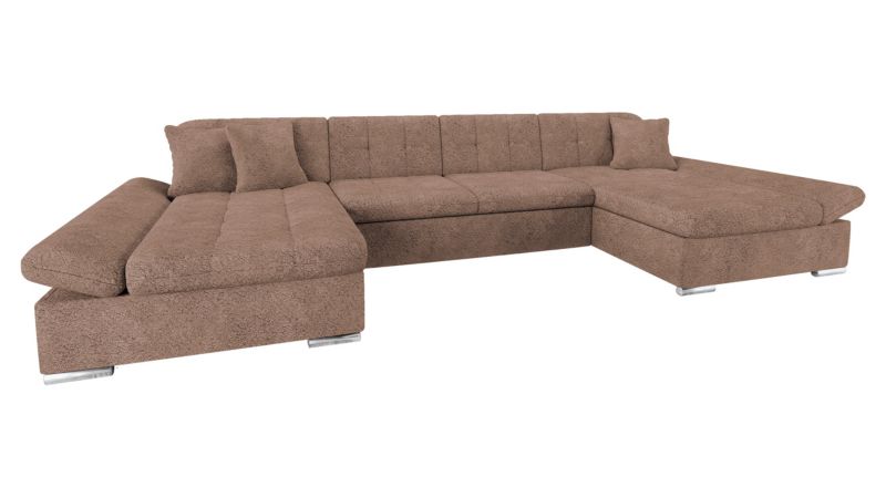 Narożnik MIRJAN 24 z funkcją spania Alia bukla brudny róż 1 szt.