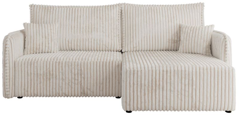 Narożnik MKS Meble MESTO L strona prawa beżowy sztruks 1szt.