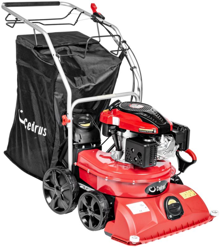 Cedrus Lv58 S Profesjonalny Odkurzacz + Wertykulator Spalinowy Do Liści 4W1 Ogrodowy Dmuchawa Na Kołach Jezdny