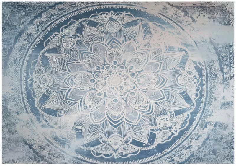 Fototapeta WALLARENA Do Sypialni Salonu Na Flizelinie Mandala Abstrakcja 250x175 cm 1 szt.