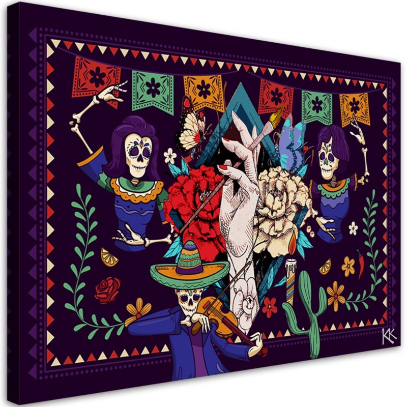 Obraz do salonu Feeby Meksykańska Abstrakcja 60x40 cm 1szt