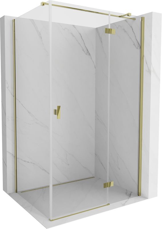 Kabina prysznicowa Mexen Mist-H T złota 120x110 cm prawa 1 szt