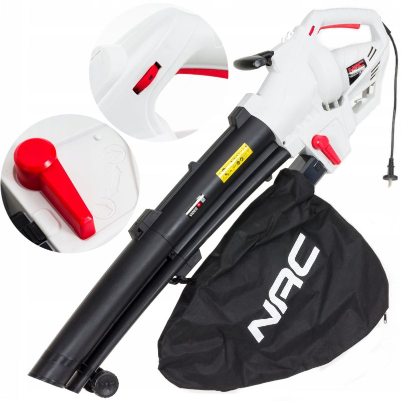 Odkurzacz ogrodowy NAC VBE350-AS-DW 3500 W 3 w 1 dmuchawa, odkurzanie, rozdrabnianie 1 szt.