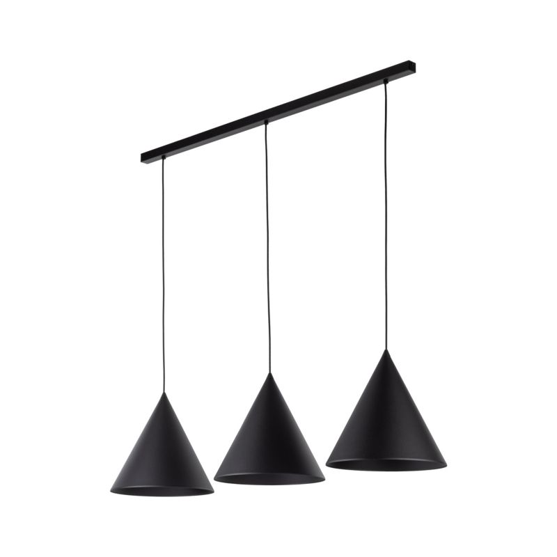Lampa wisząca TK-Lighting Cono Black L 3 Listwa - 1szt.
