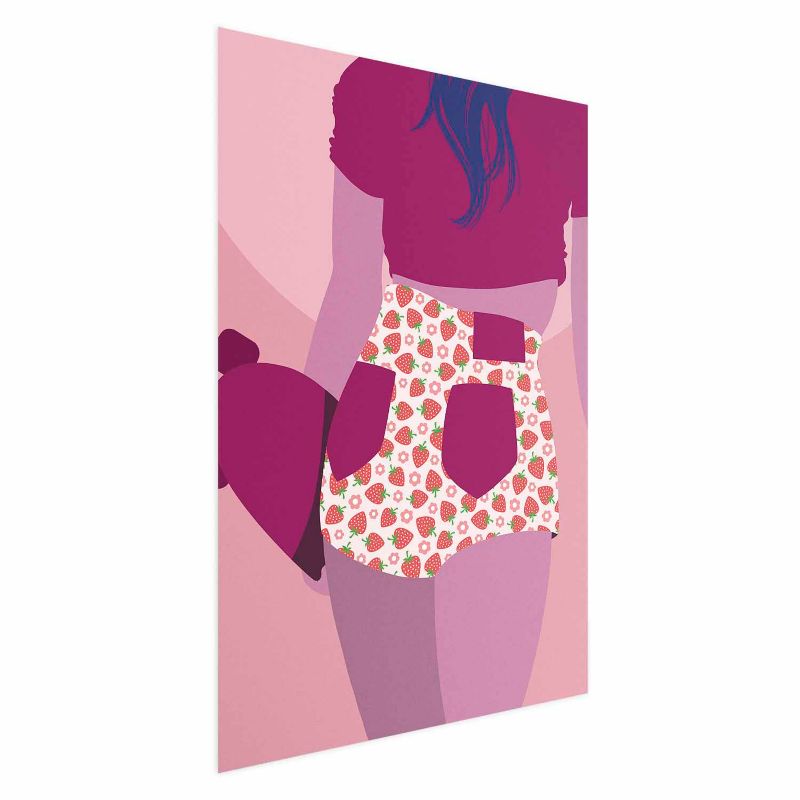 Plakat Artgeist Spodenki w truskawki 40x60 cm bez ramy 1 szt