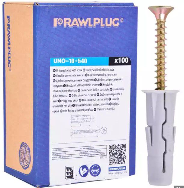 Kołek uniwersalny Rawplug 10 6 x 50 100 szt.