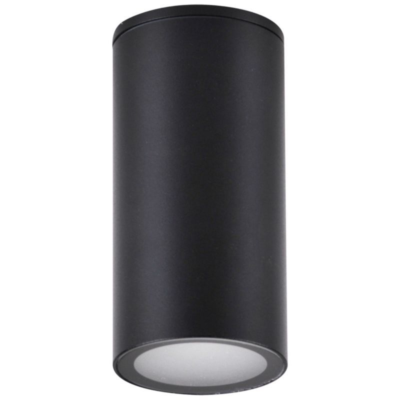 Lampa sufitowa zewnętrzna Polux Atlanta czarna 1 x GU10 x 10W IP54 wym: 13 x 6,5 x 6,5 cm - 1 szt.